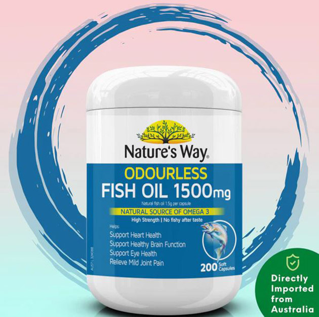 Nature's Way Odourless Fish Oil chính hãng Úc có giá bao nhiêu