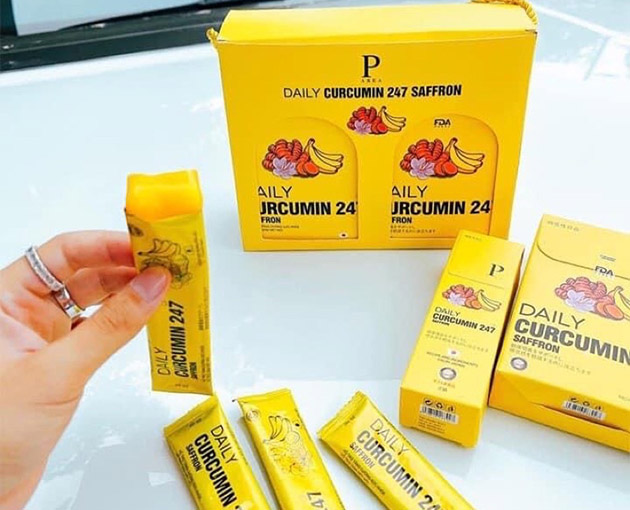 Thạch nghệ Saffron vị chuối 247 là gì