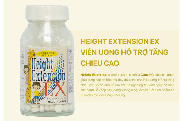 Thành phần của Height Extension EX