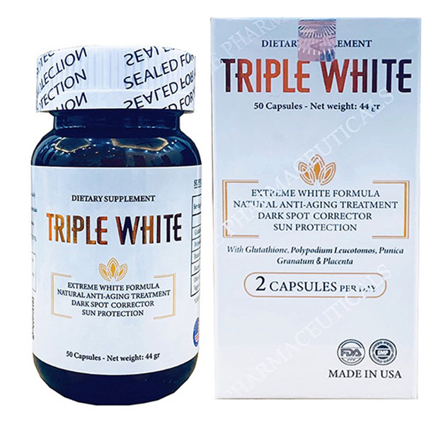 Viên uống Triple White trắng da, chống nắng, giảm lão hóa -  Thanhhuongshop.com