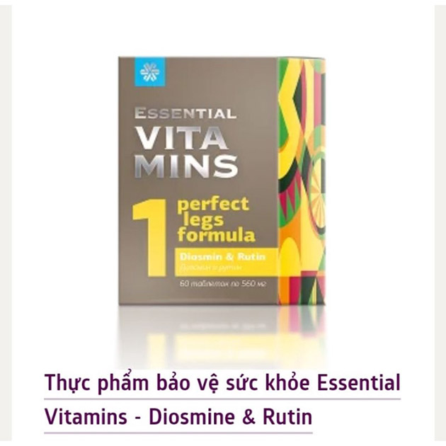Essential Vitamins - Diosmine & Rutin chính hãng có giá bao nhiêu