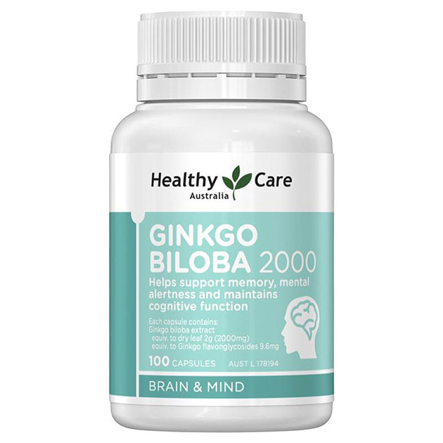 Bổ não Ginkgo Biloba Healthy Care