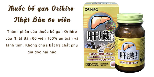 Giải độc gan Orihiro có tốt không
