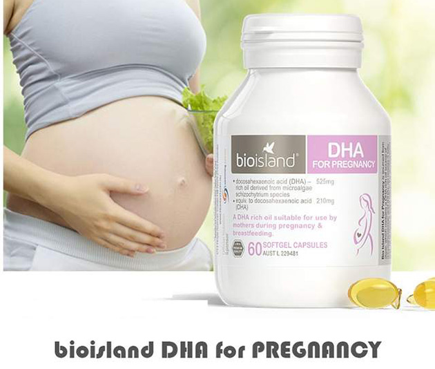 Bio Island DHA Pregnancy biện pháp cung cấp đầy đủ DHA cho mẹ bầu