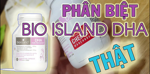 Cách phân biệt Bio Island DHA Pregnancy của Úc thật giả