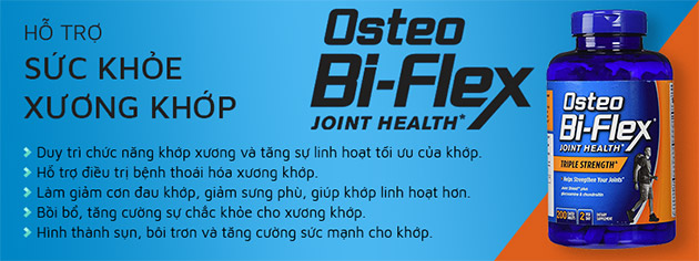 Công dụng của thực phẩm chức năng Osteo Bi-Flex
