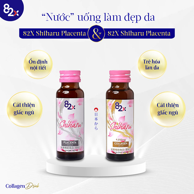 Nước uống Placenta 82X Shiharu có tốt không