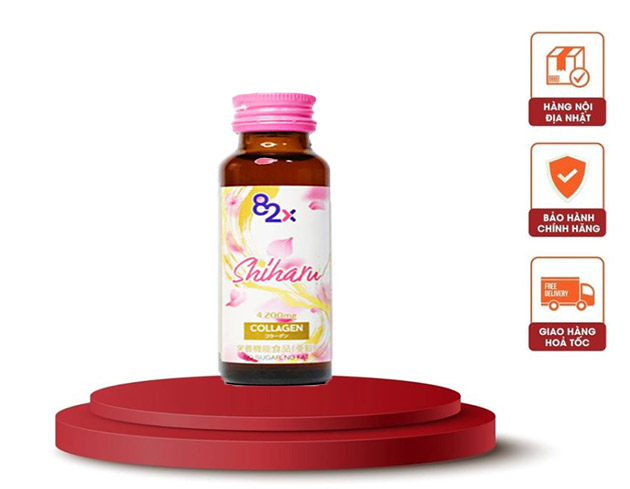 82X Shiharu Collagen chính hãng Nhật  Bản có giá bao nhiêu