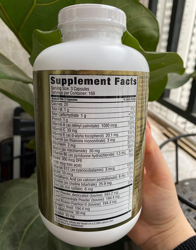 Thành phần của Marlyn Hep Forte Dietary Supplement
