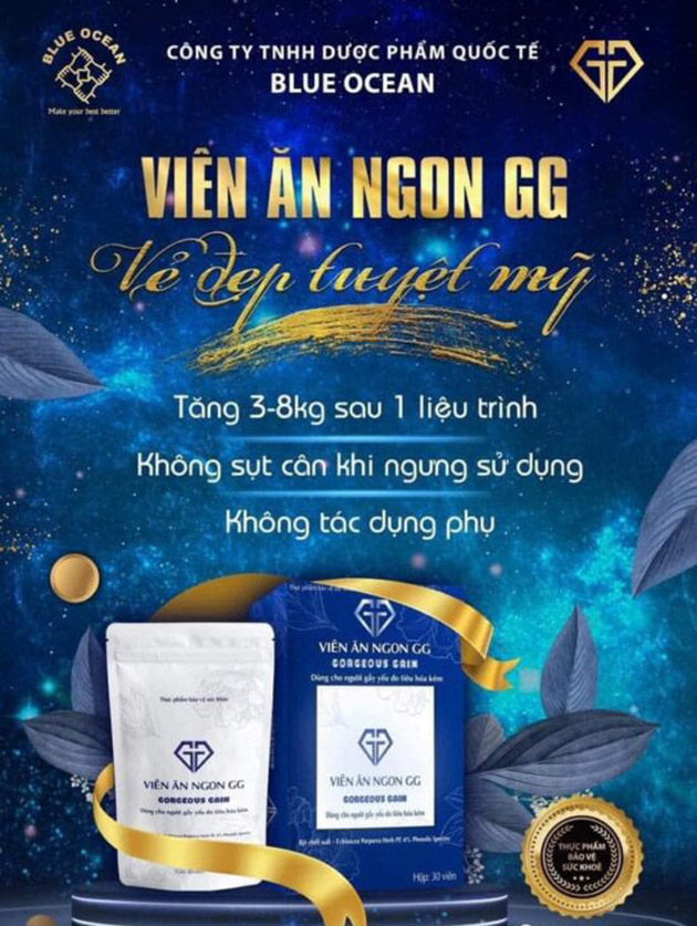 Viên ăn ngon GG Gorgeous Gain có tốt không