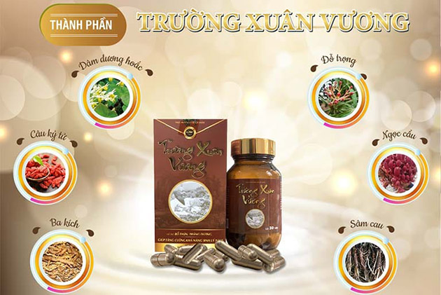 Thành phần có trong Trường Xuân Vương