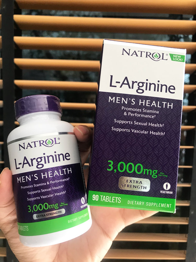 Thực phẩm chức năng Natrol L-Arginine có tác dụng phụ không