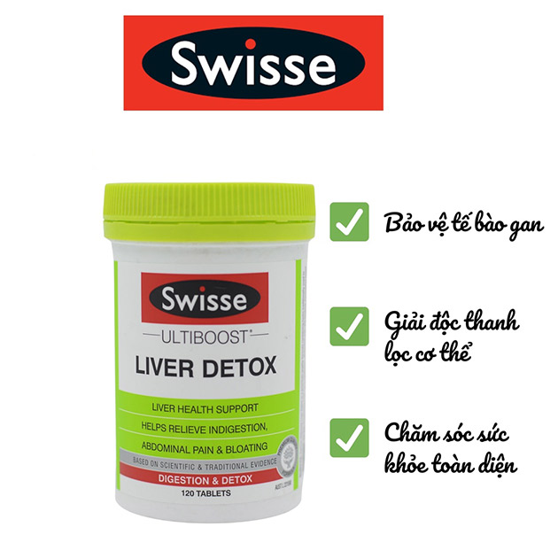 Công dụng của viên uống Liver Detox Swisse