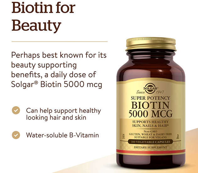 Lợi ích của Solgar Biotin