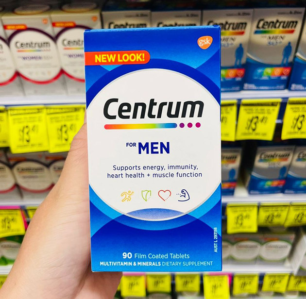 Centrum For Men chính hãng tại cửa hàng