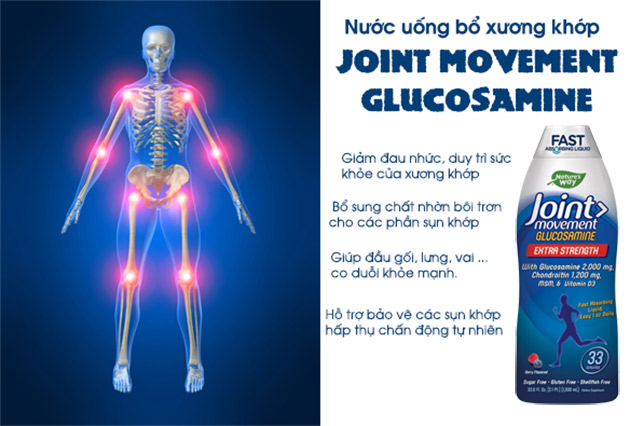 Những tác dụng của Glucosamine nước Joint Movement