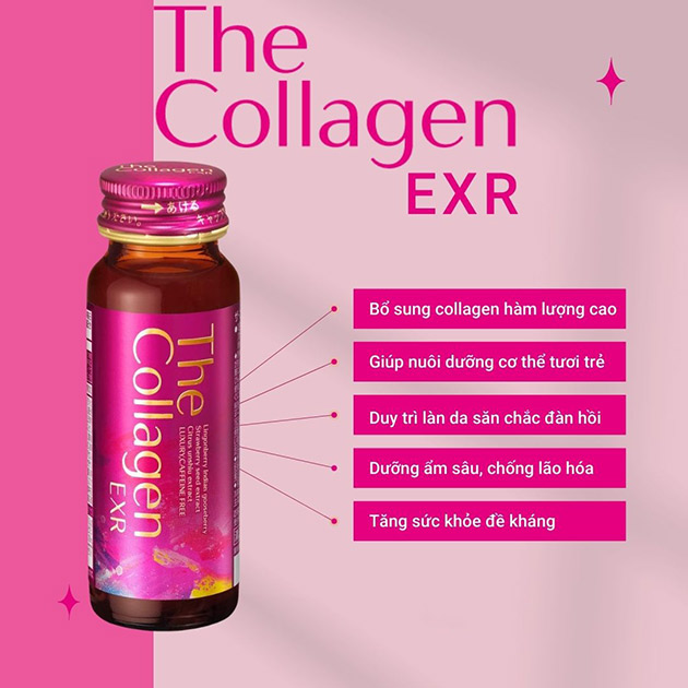 Công dụng chính của The Collagen Shiseido EXR Nhật Bản