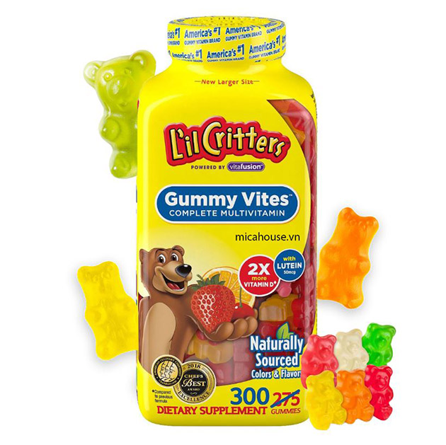 Kẹo dẻo gấu Gummy Vites 300 viên