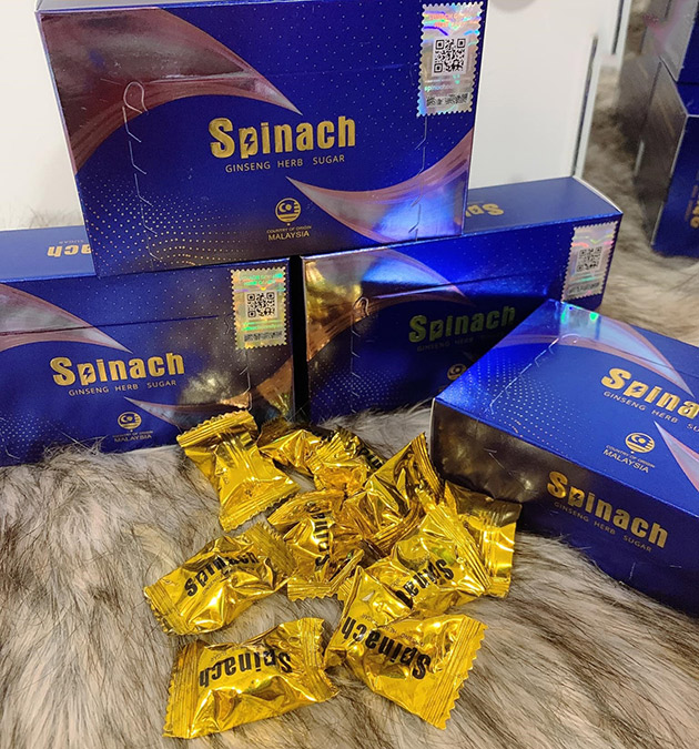 Kẹo Sâm Spinach chính hãng tại cửa hàng Thanh Hương Shop