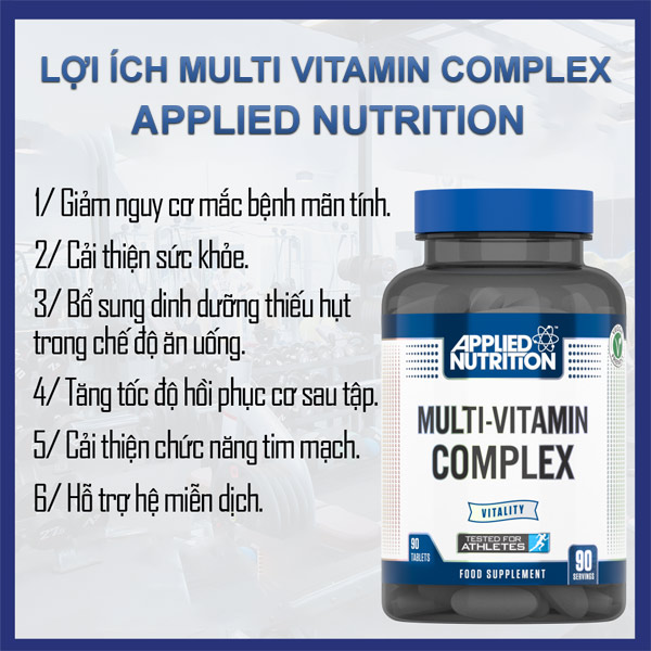 Lợi ích của Multi Vitamin Complex Applied Nutrition