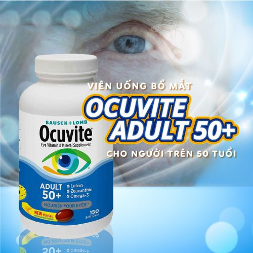 Viên uống bổ mắt Ocuvite adults 50+
