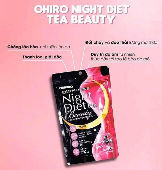 Trà Orihiro Night Diet Tea Beauty là gì