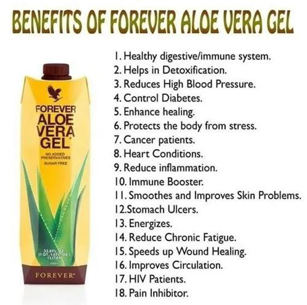Lợi ích khi sử dụng Forever Aloe Vera Gel