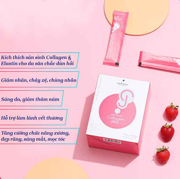 Công dụng của Sakura Premium Collagen Jelly