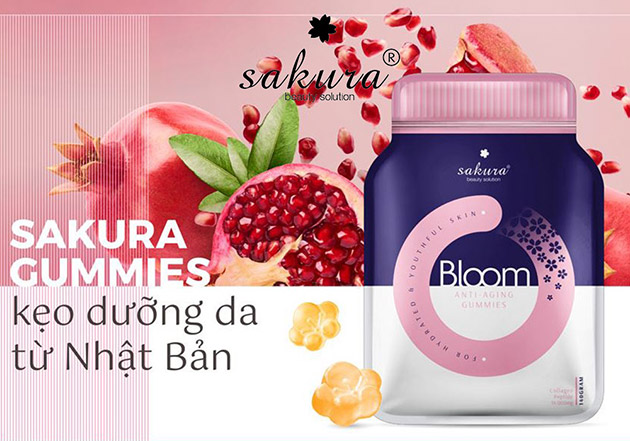 Giới thiệu về kẹo dẻo Sakura Bloom Anti-Aging Gummies