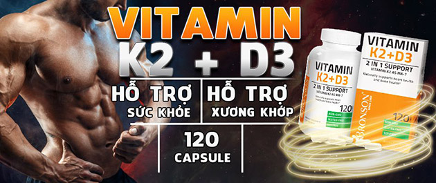 Vitamin K2 D3 Bronson có tốt không