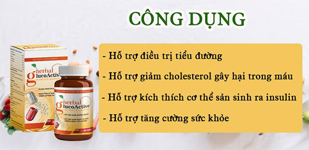 Công dụng của Herbal Glucoactive