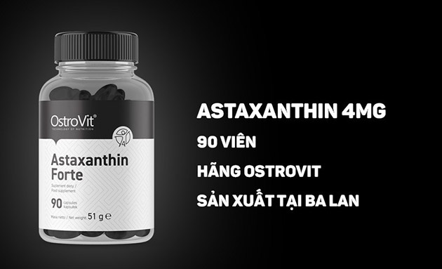 Ostrovit Astaxanthin Forte 90 viên chính hãng có giá bao nhiêu