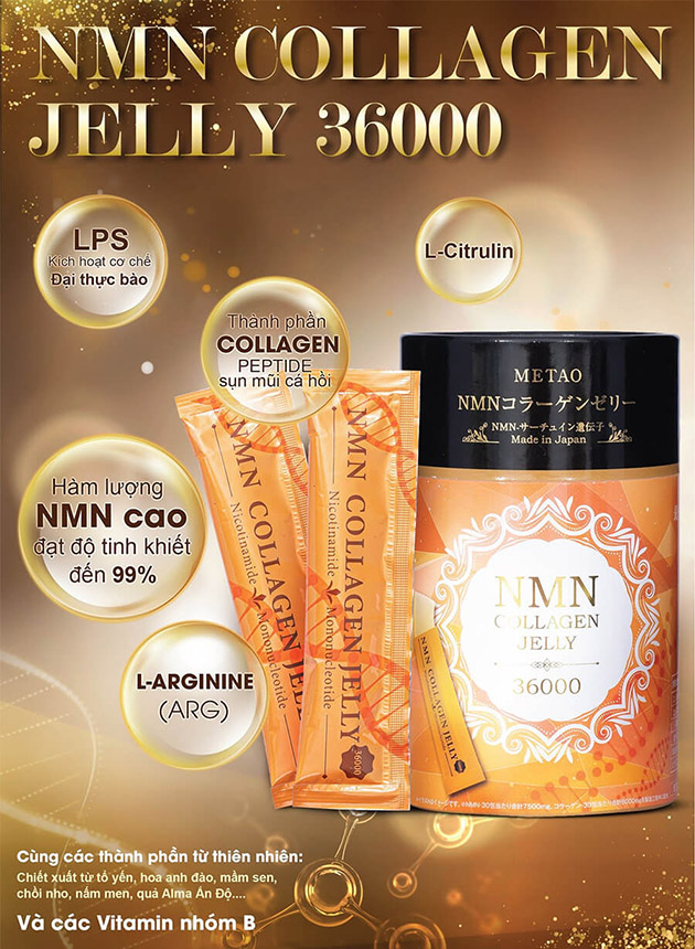 Thành phần có trong TPCN NMN Collagen Jelly 36000