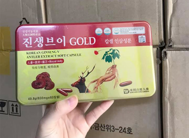 Viên đạm sâm nhung linh chi Gold Hàn Quốc giá bao nhiêu
