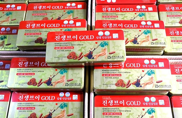 Viên đạm sâm nhung linh chi Korean Ginseng V Antler Extract Soft Capsule
