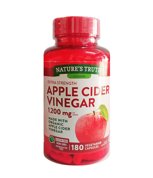 Viên uống giấm táo hữu cơ Natures Truth Apple Cider Vinegar