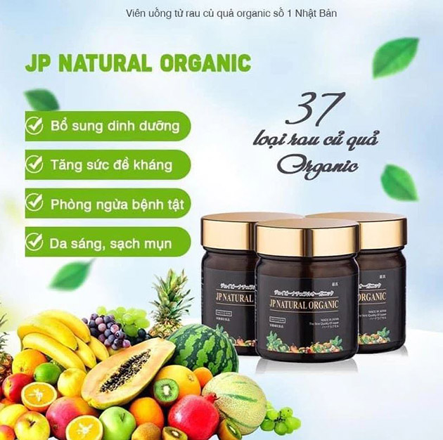 Công dụng của viên rau củ JP Natural Organic như thế nào
