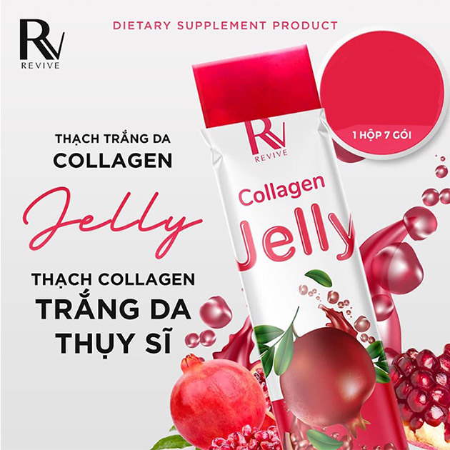 Giới thiệu về thạch lựu trắng da Collagen Jelly