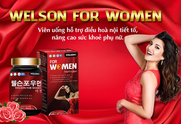 Welson For Women Hàn Quốc viên uống cải thiện sinh lý nữ tốt nhất