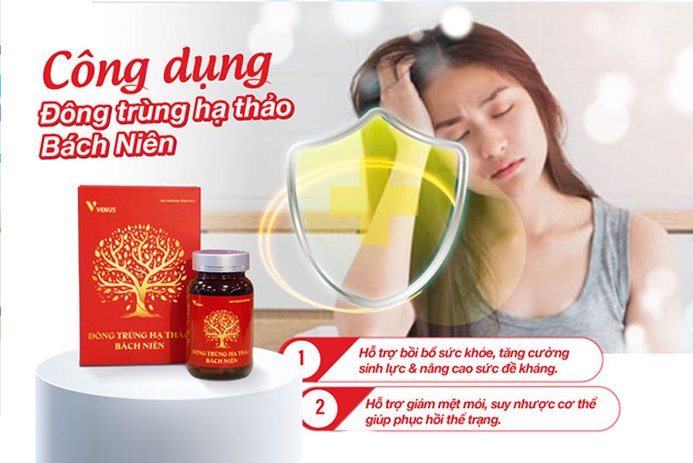 Công dụng của viên Đông Trùng Hạ Thảo Bách Niên