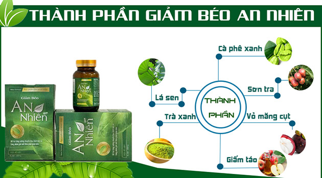 Thành phần có trong Giảm béo An Nhiên