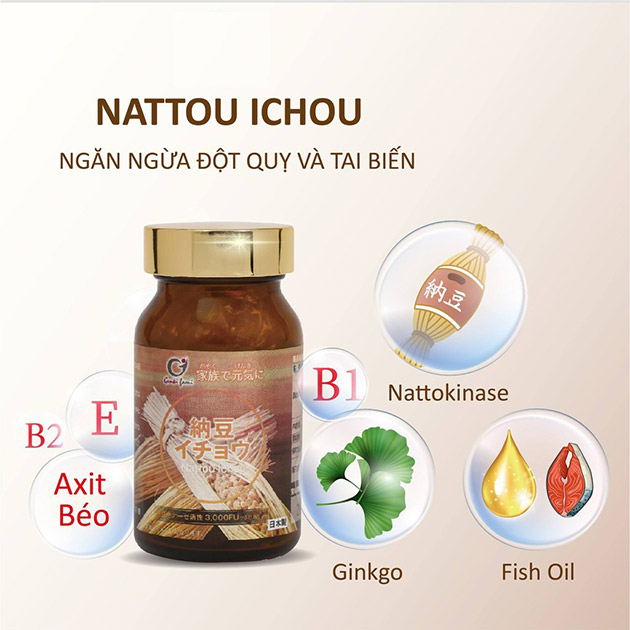 Thành phần có trong viên uống Nattou Ichou