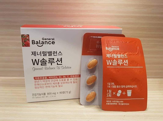 General Balance W Solution chính hãng Hàn Quốc có giá bao nhiêu