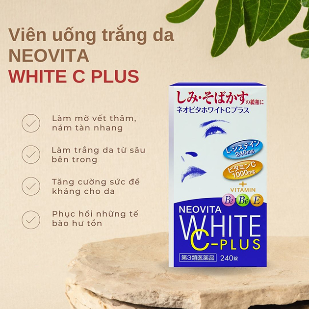 Công dụng của Neovita White C Plus Nhật Bản