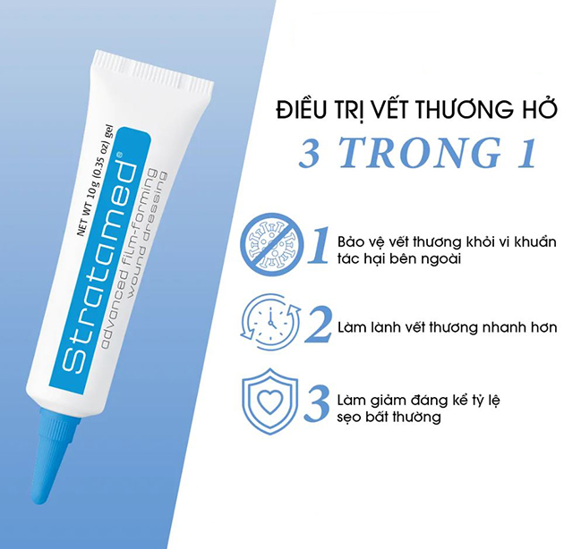 Công dụng của gel Stratamed