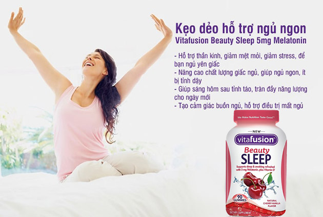 Công dụng của kẹo Beauty Sleep Gummies