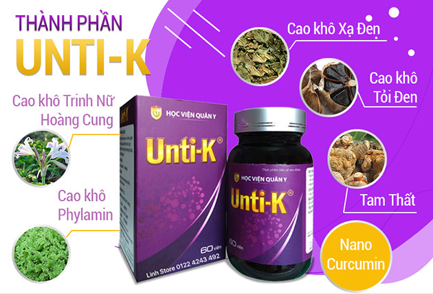 Thành phần của Unti K