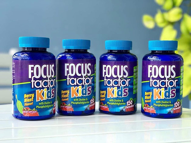 Kẹo bổ não Focus Factor Kids chính hãng giá bao nhiêu