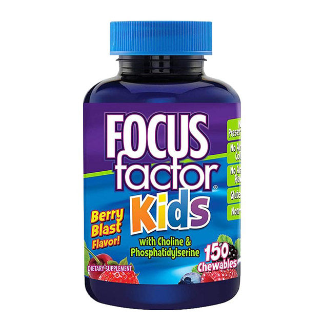 Kẹo phát triển trí não cho bé Focus Factor Kids