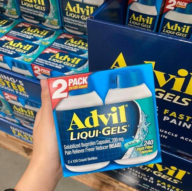 Advil Liqui Gels chính hãng có giá bao nhiêu